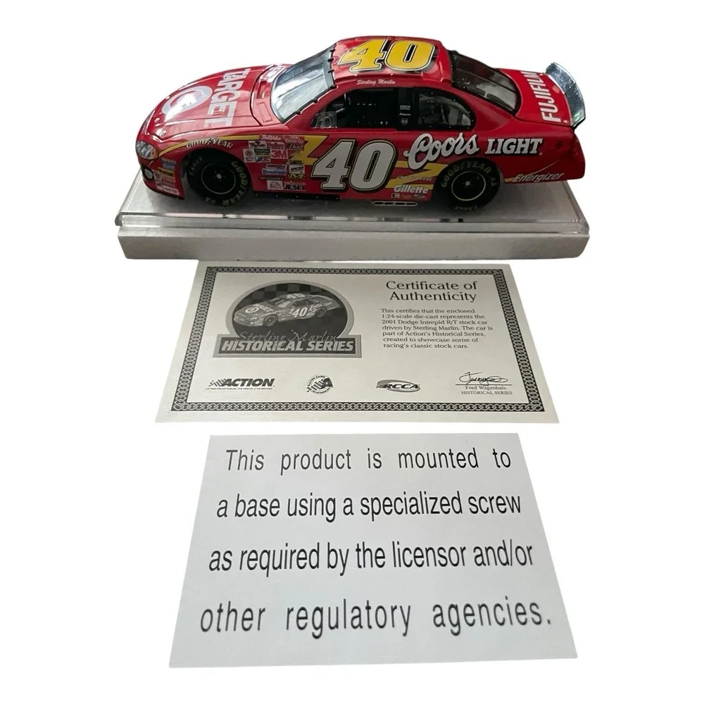 Sterling Marlin #40 Coors Light Target 2001 1/24 Dodge Intrepid Nascar Diecast